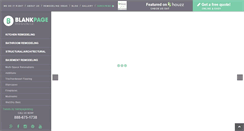 Desktop Screenshot of blankpagedesignbuild.com